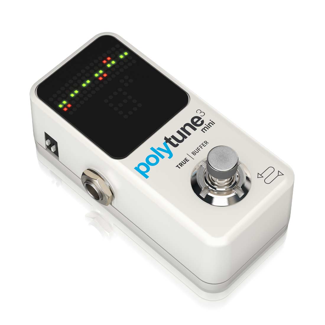 TC Electronic TC-PT3-MINI Polytune Mini Polyphonic Tuner with Multiple Tuning Modes and Built-In Bonafide Buffer