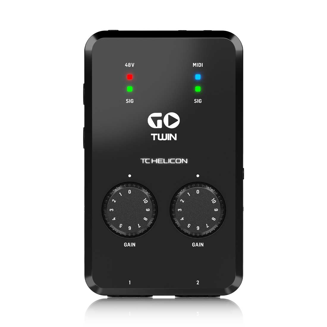TC Helicon Go Twin Interfaccia audio/MIDI ad alta definizione a 2 canali per dispositivi mobili