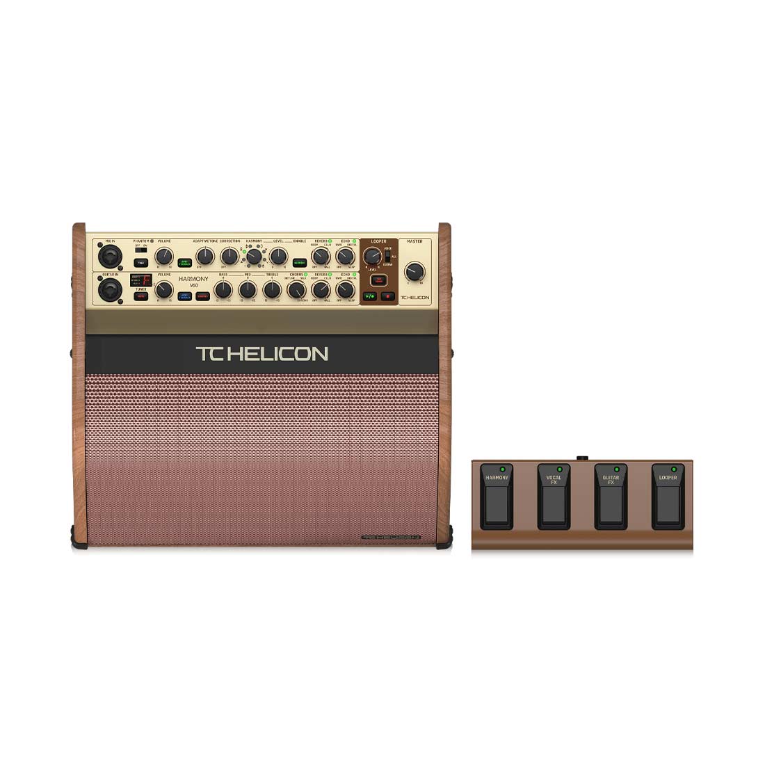 TC Helicon Harmony V60 60W 2-Channel Acoustic Amp
