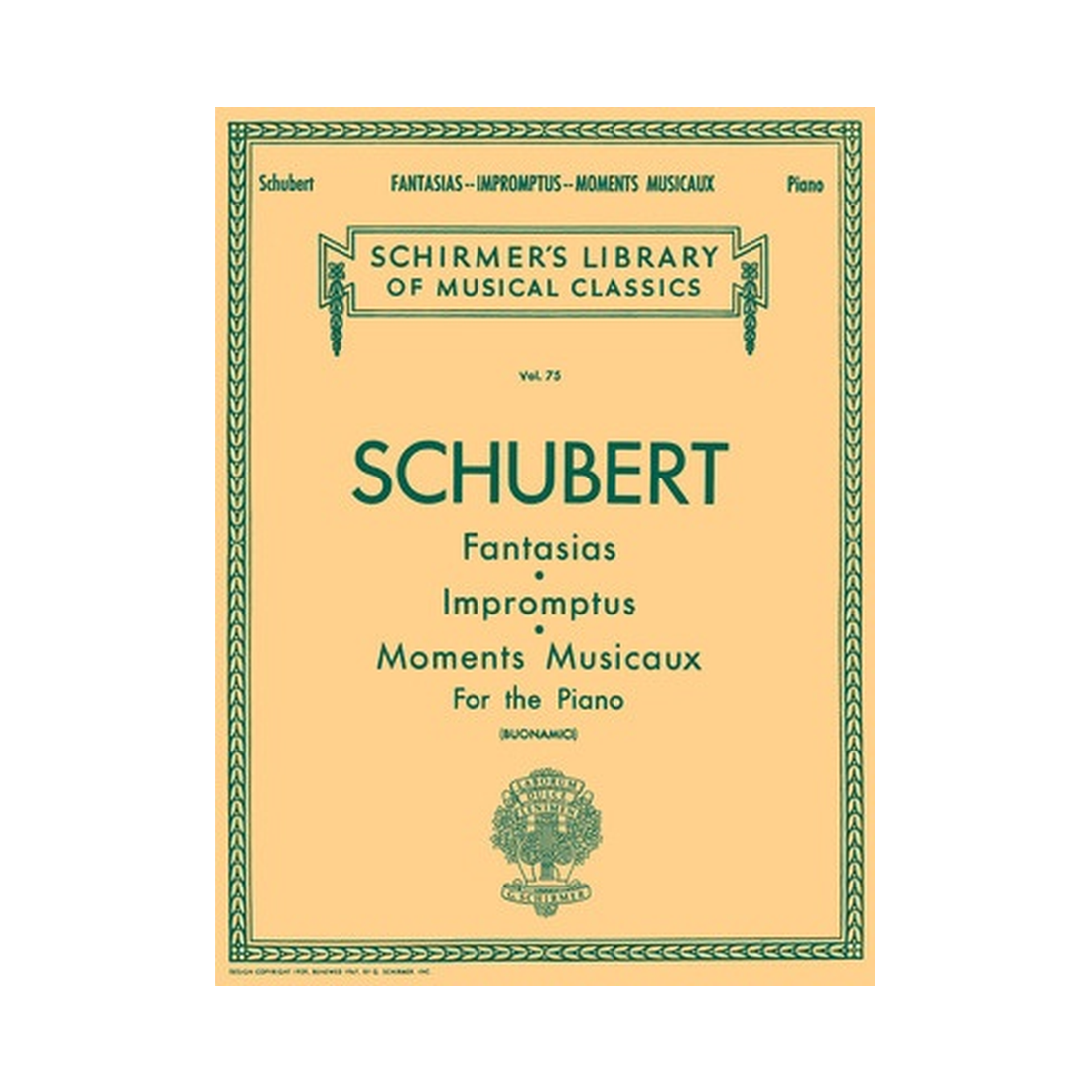 Fantasias, Impromptus, Moments Musicaux