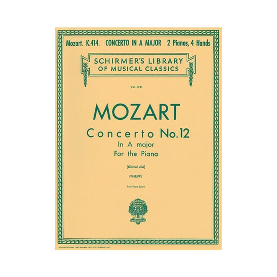 Concerto No. 12 in A major K 414