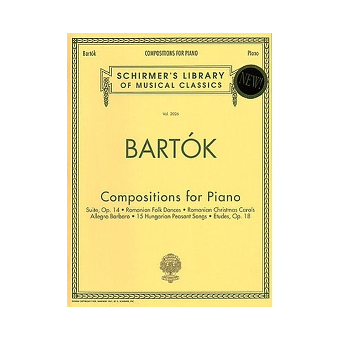 Bartok - Compositions for Piano