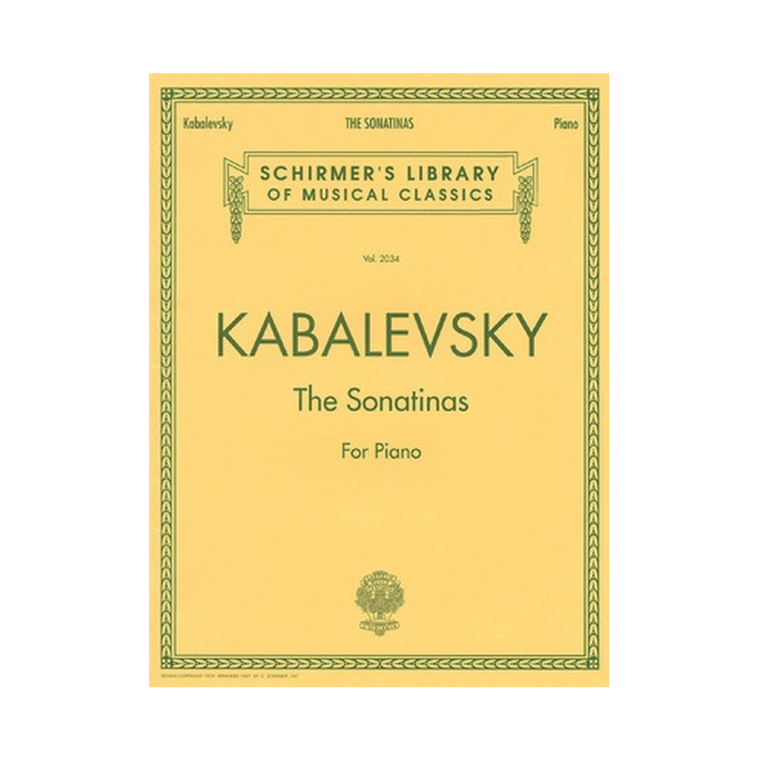 Kabalevsky - The Sonatinas Op. 13 Nos. 1 & 2