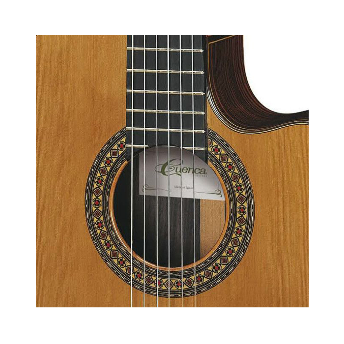 Cuenca 50R CW E2 Cutaway Classical Guitar
