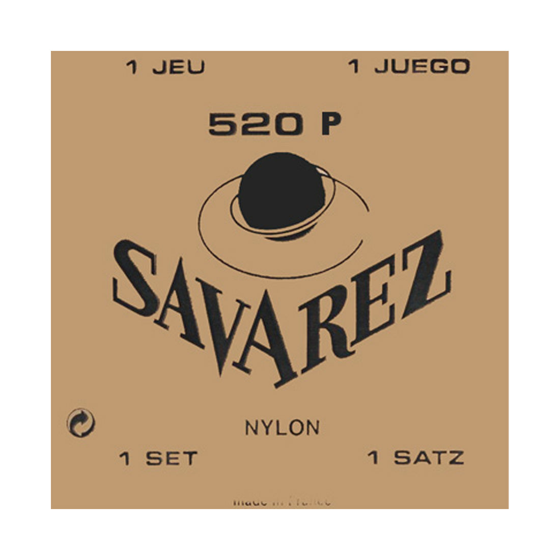 Savarez 520P High Tension Classical Guitar Strings with Wound 2 & 3rd