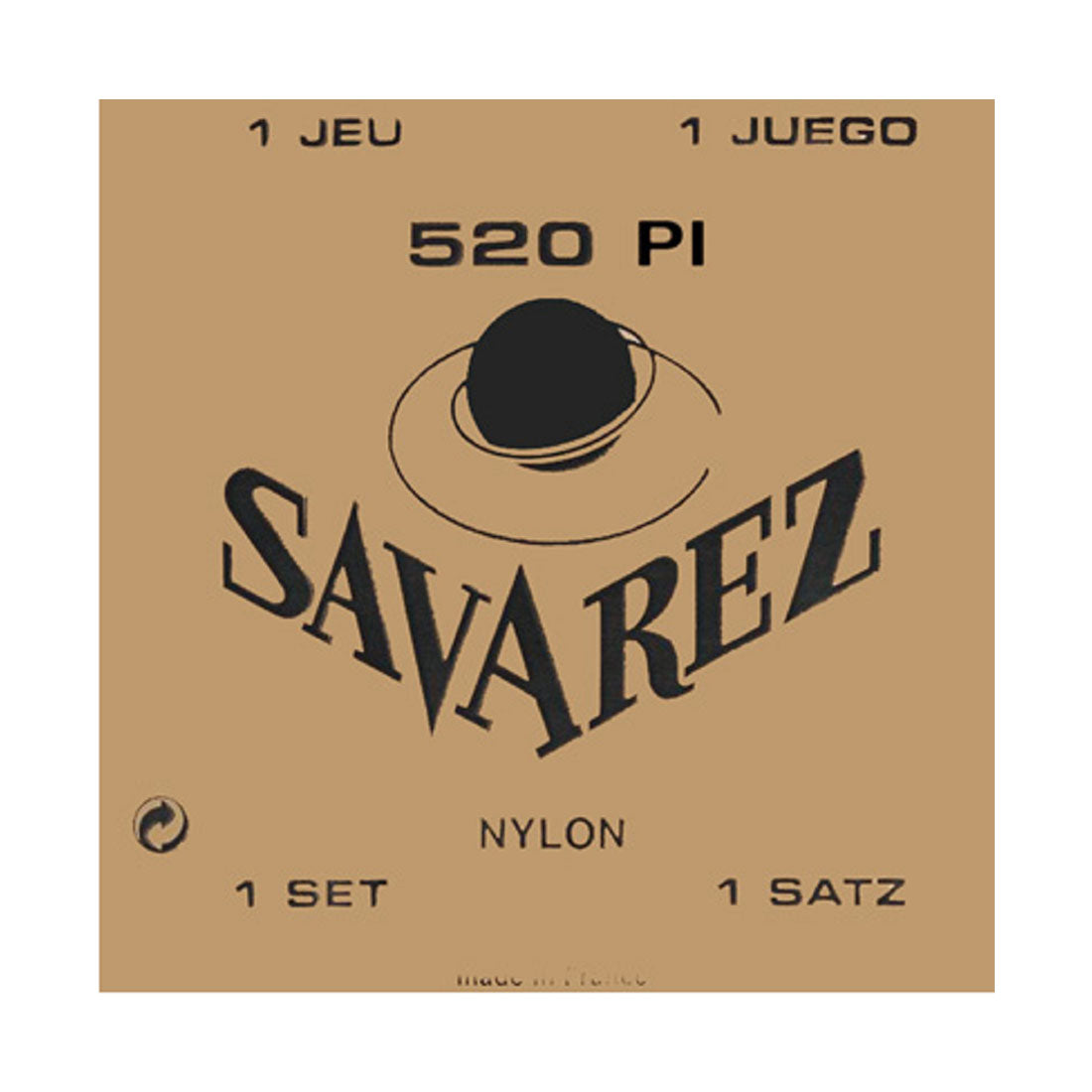 Savarez 520P1 Traditional Classical Normal Tension Wound Nylon Strings