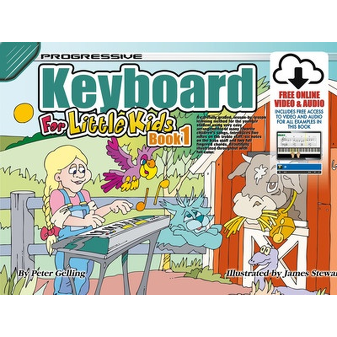 Progressive Keyboard for Little Kids Book 1