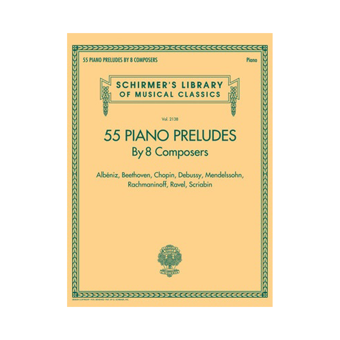 55 Piano Preludes By 8 Composers