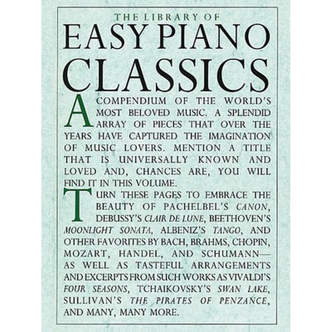The Library of Easy Piano Classics