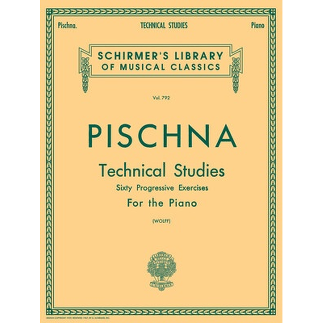 Pischna - Technical Studies (60 Progressive Exercises)