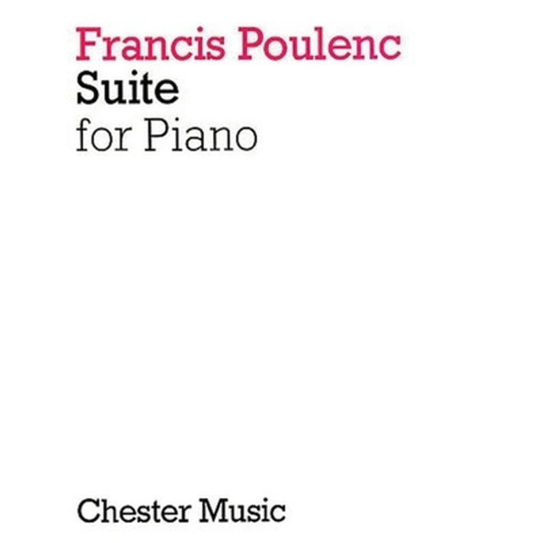 Poulenc - Suite