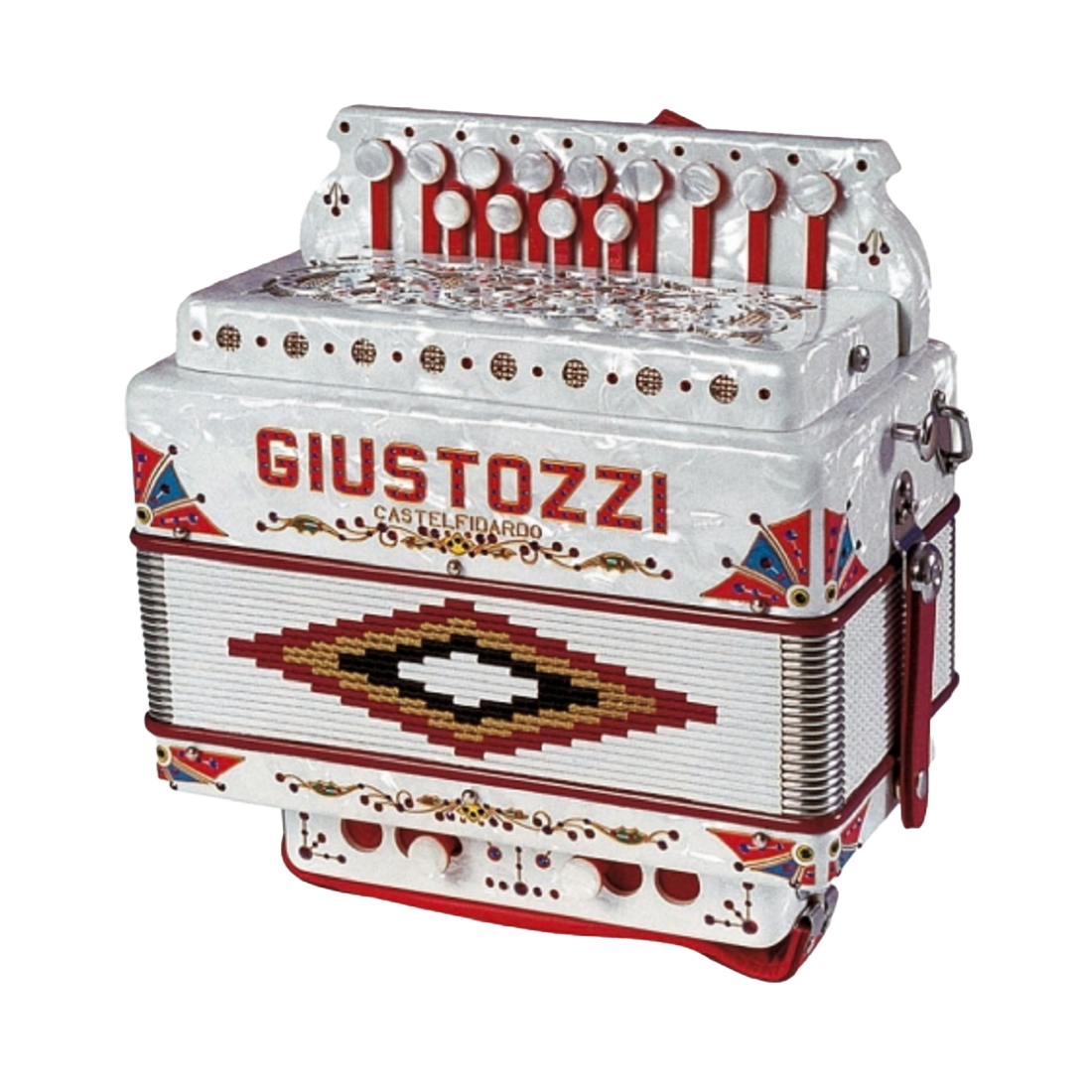 Giustozzi Diatonic 2 Bass with 13 Keys Accordion