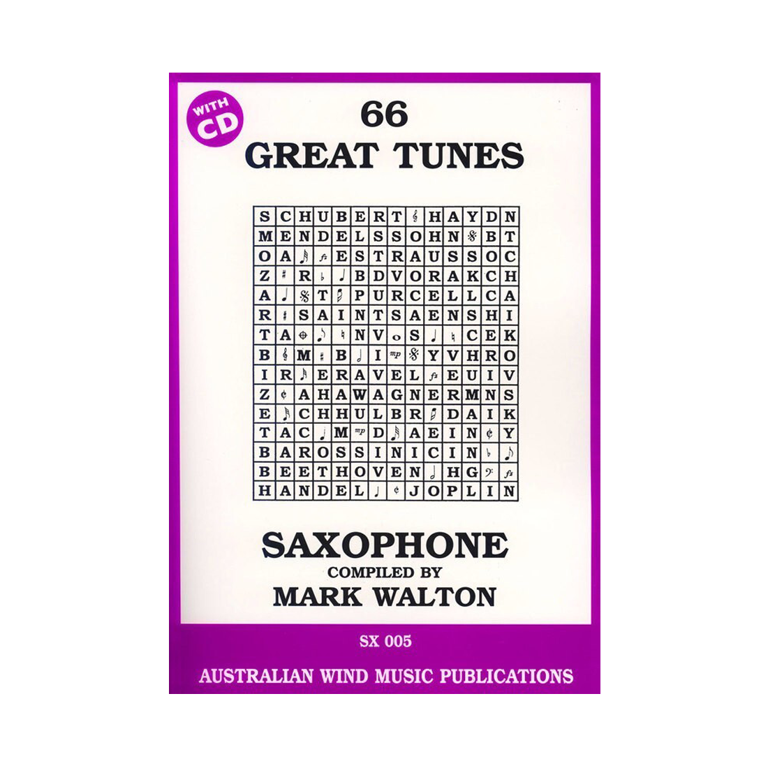 66 Great Tunes for Alto Saxophone Book