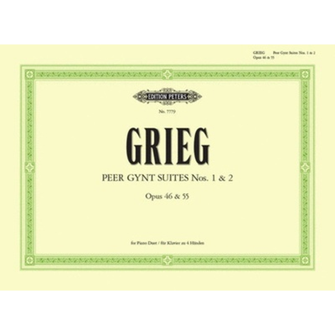 Peer Gynt Suite No. 1 Op. 46 No. 2 Op. 55