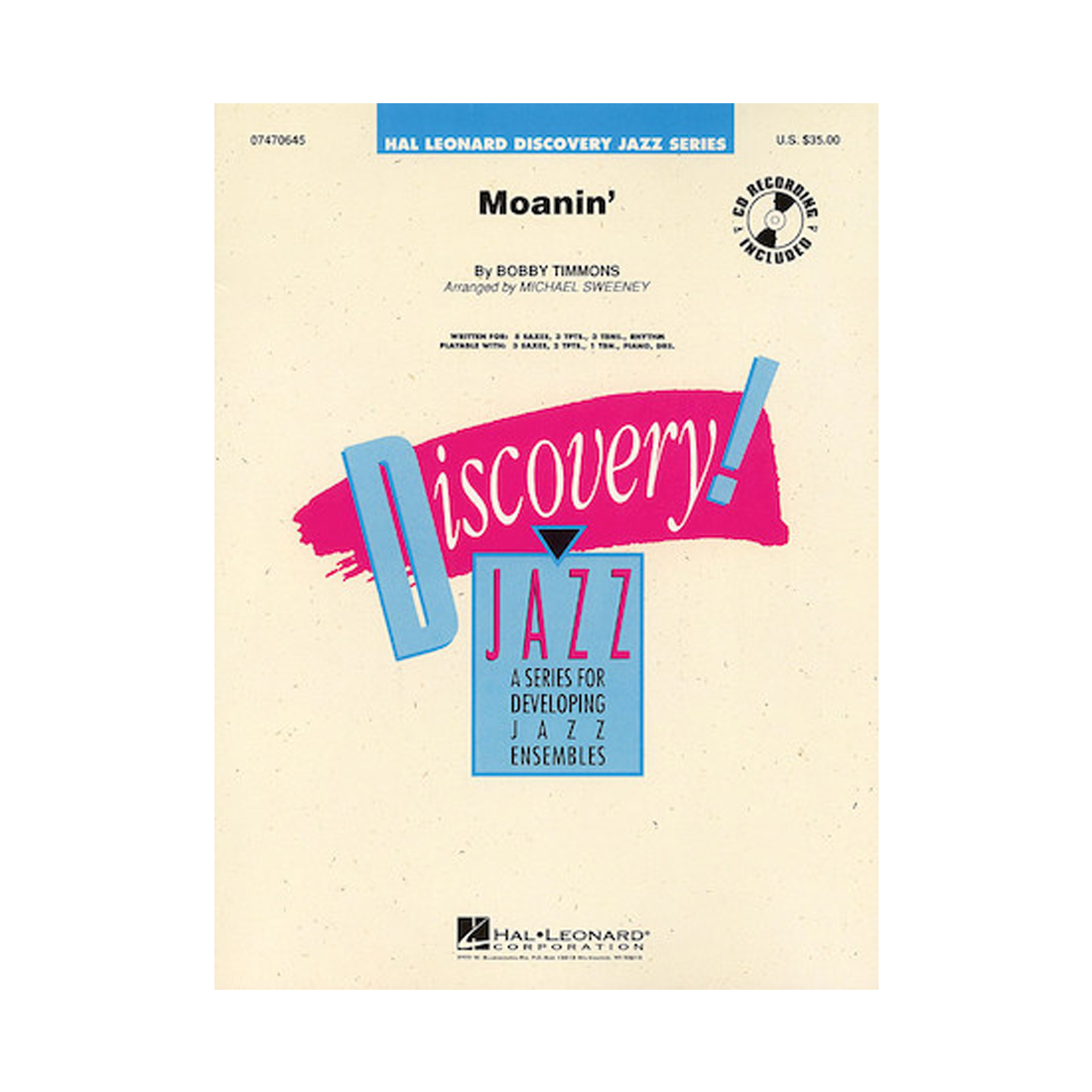 Ensemble della serie Moanin' Discovery Jazz