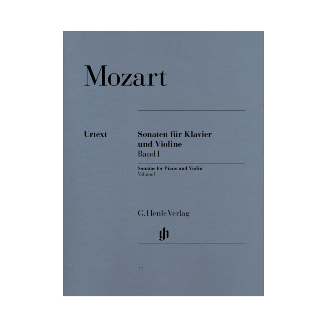 Mozart Sonata PianoViolino Banda 1 Libro