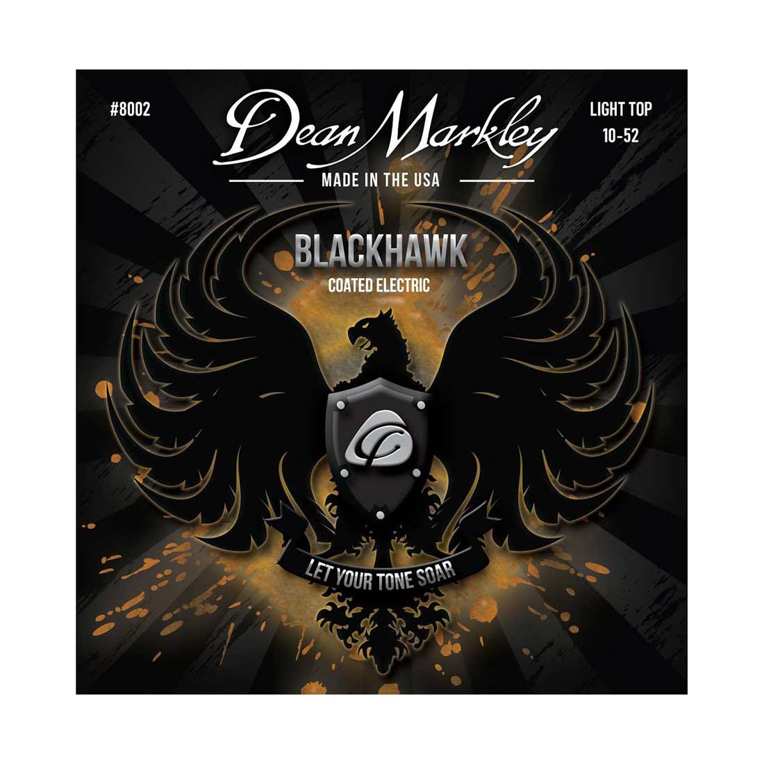 Dean Markley Blackhawk Light Top Heavy Bottom Coated Electric Strings 10-52