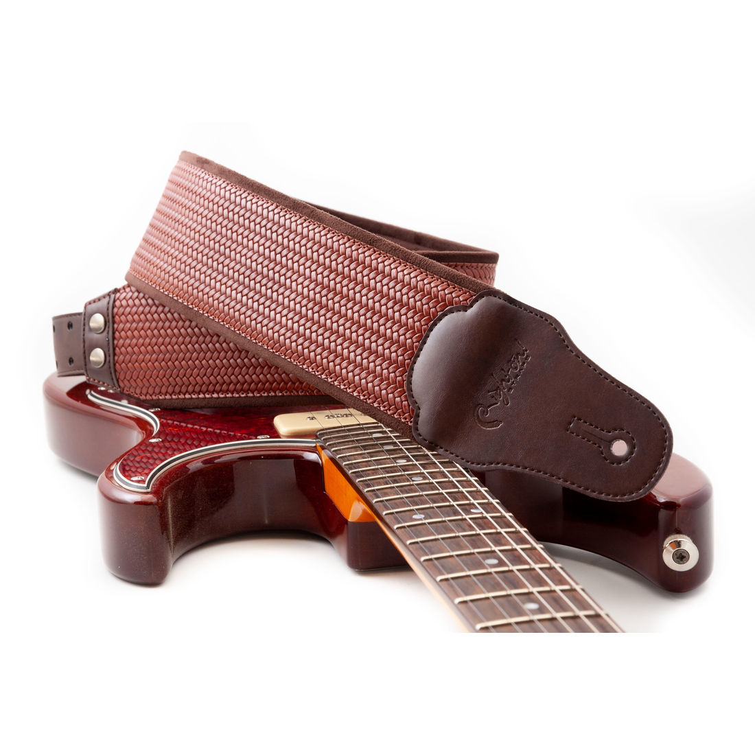 Right On Straps FUNKY Valentino Red Guitar Strap
