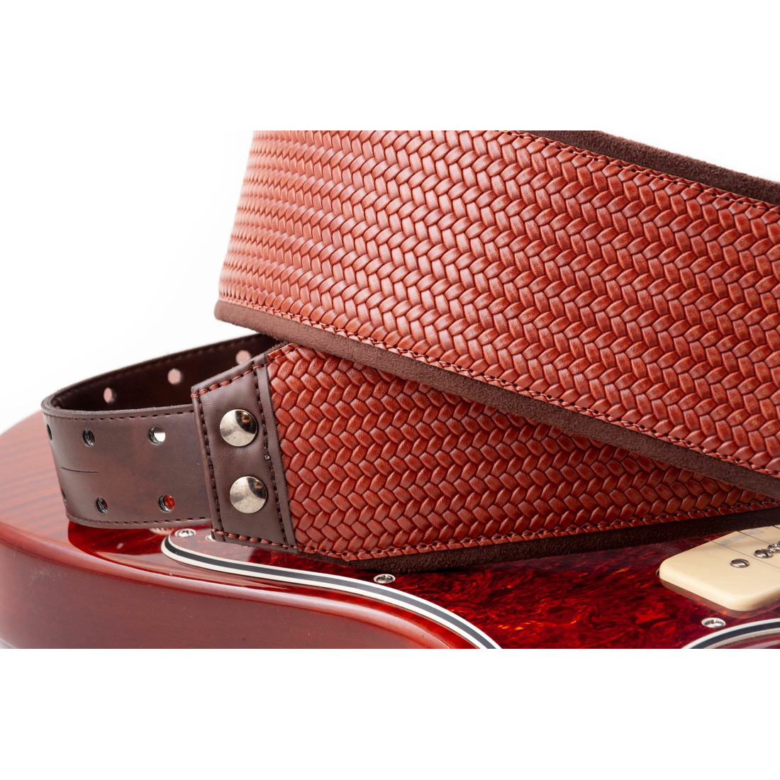 Right On Straps FUNKY Valentino Red Guitar Strap