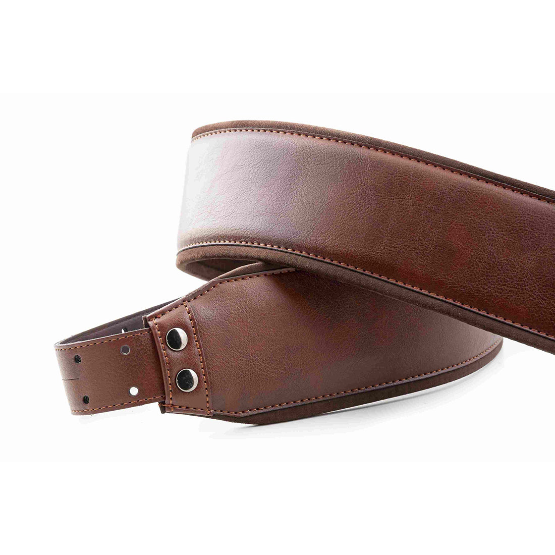 Right On Straps GROOVE Charm 80 Brown Guitar Strap