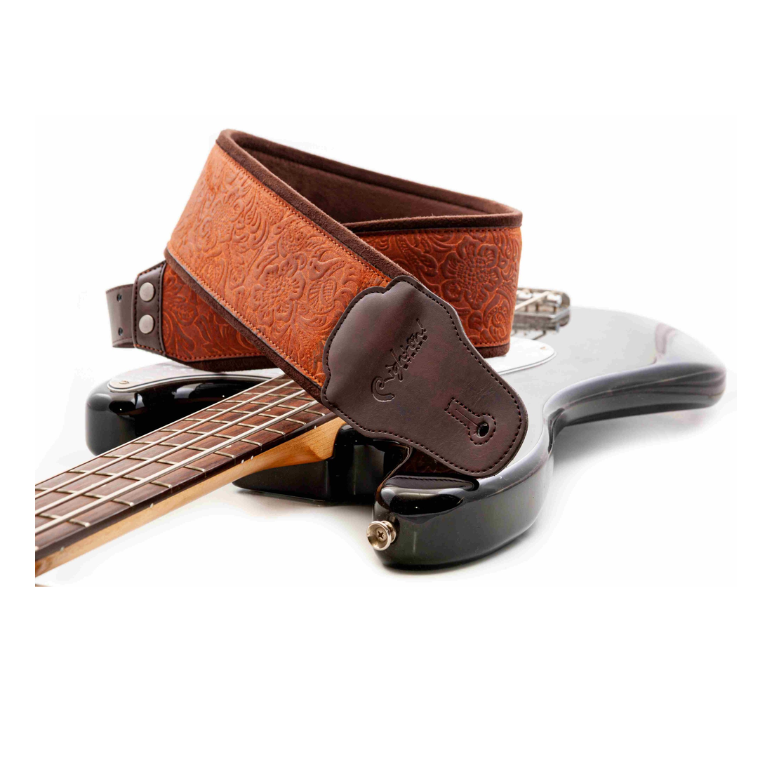 Right On Straps GROOVE Sandokan-80 Light brown Guitar Strap