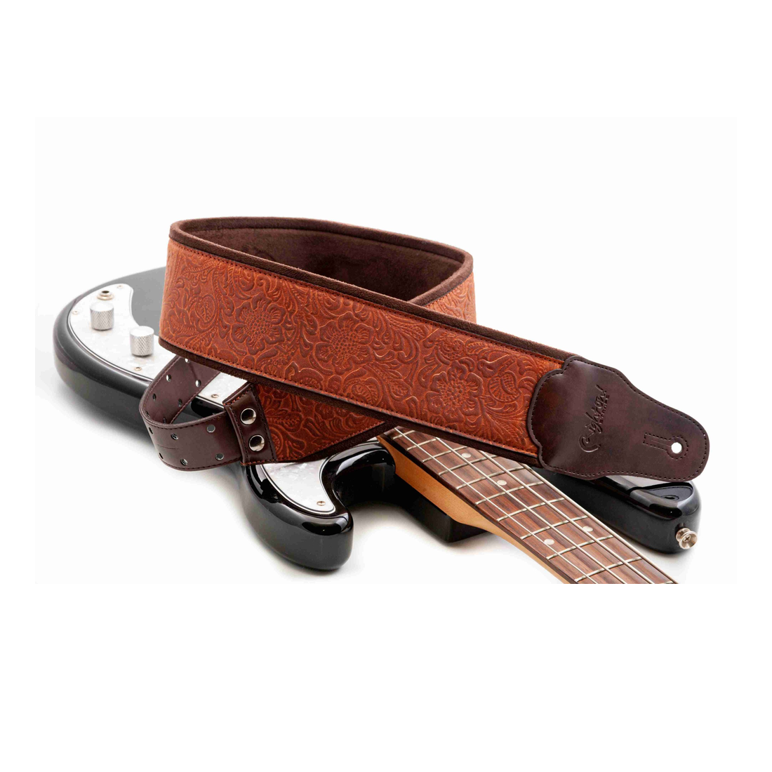 Right On Straps GROOVE Sandokan-80 Light brown Guitar Strap