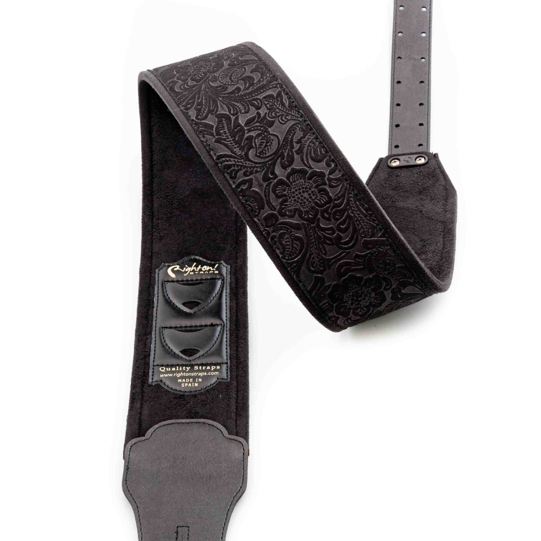Right On Straps GROOVE Sandokan 80 Black Guitar Strap