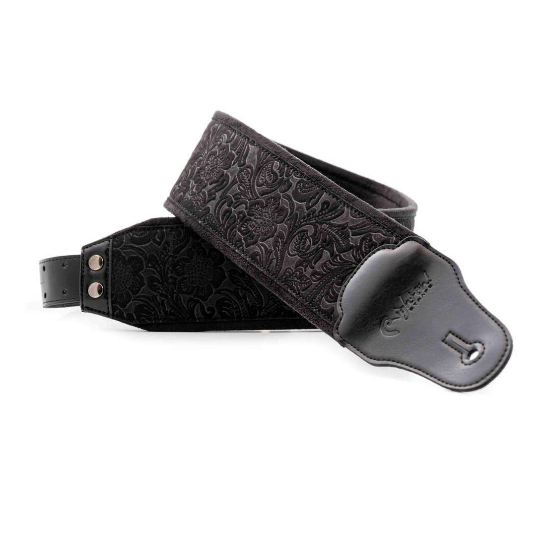 Right On Straps GROOVE Sandokan 80 Black Guitar Strap