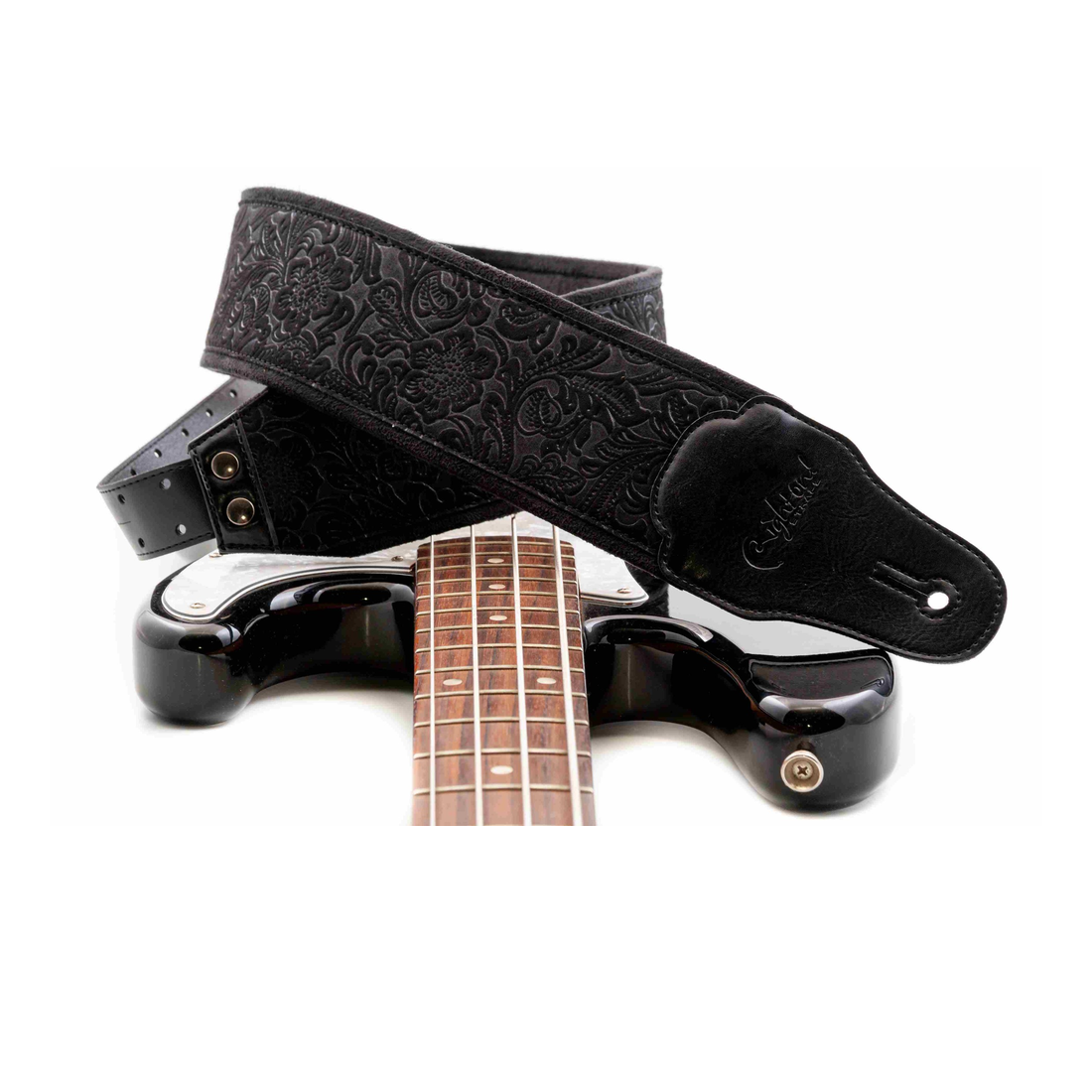 Right On Straps GROOVE Sandokan 80 Black Guitar Strap