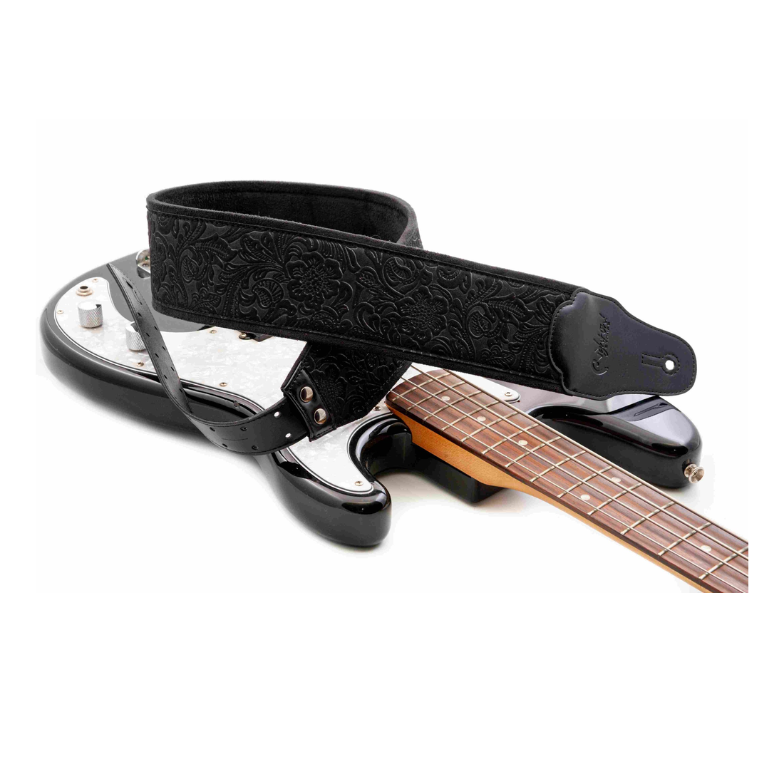 Right On Straps GROOVE Sandokan 80 Black Guitar Strap