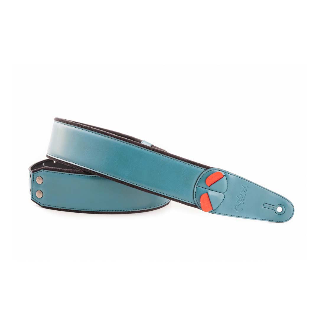 Right On Straps MOJO Charm 60 Teal Guitar Strap