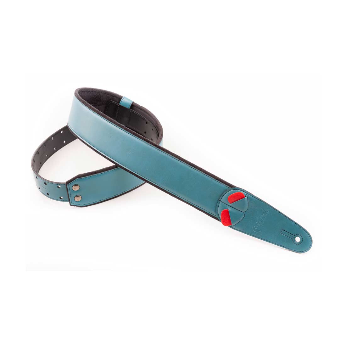 Right On Straps MOJO Charm 60 Teal Guitar Strap