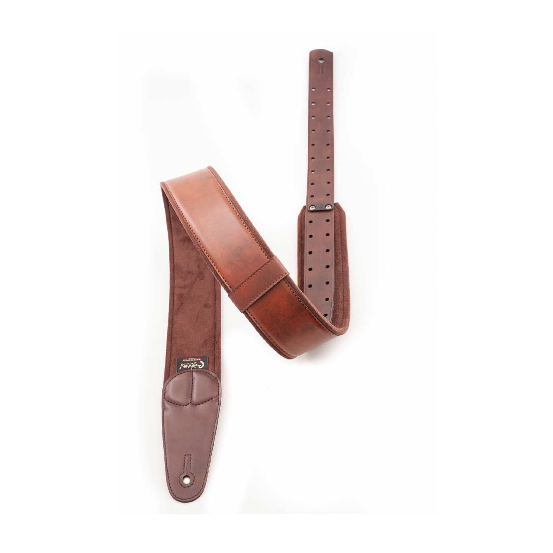 Right On Straps MOJO Charm 60 Brown Guitar Strap