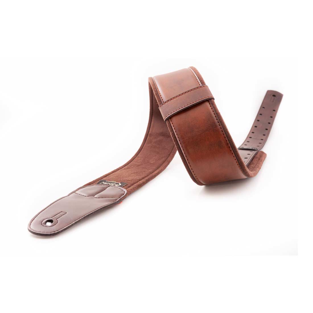 Right On Straps MOJO Charm 60 Brown Guitar Strap