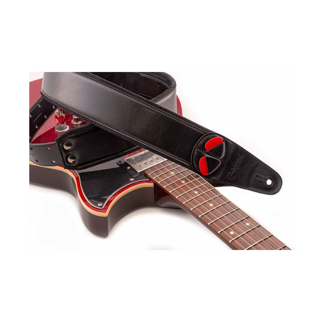 Right On Straps MOJO Charm 60 Black Guitar Strap