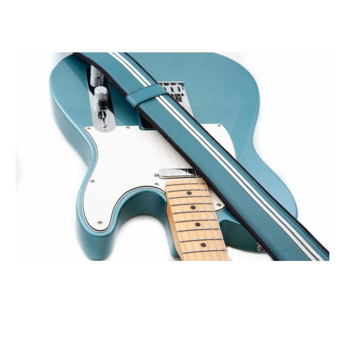 Right On Straps MOJO Race 60 Teal Guitar Strap