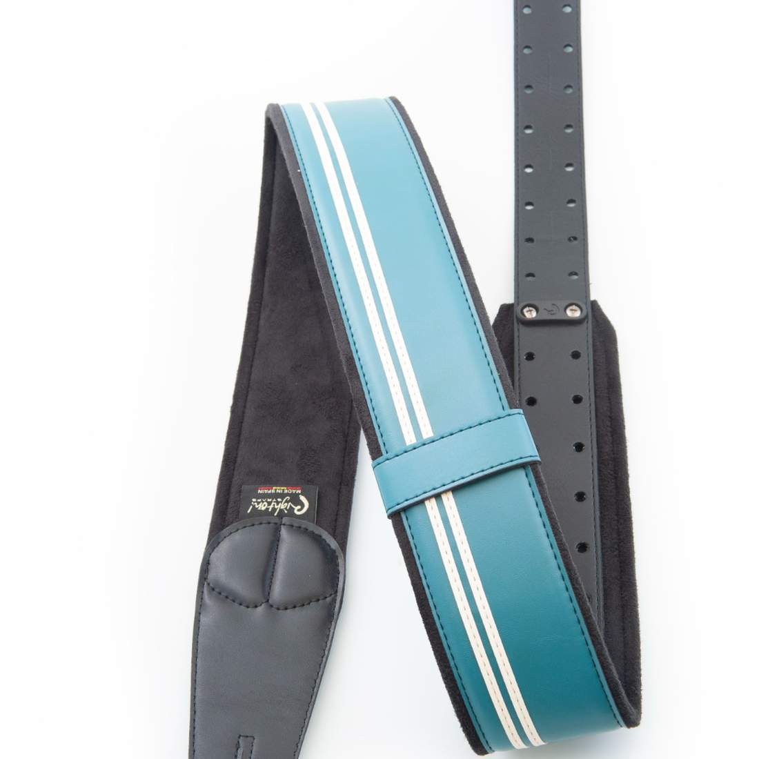 Right On Straps MOJO Race 60 Teal Guitar Strap