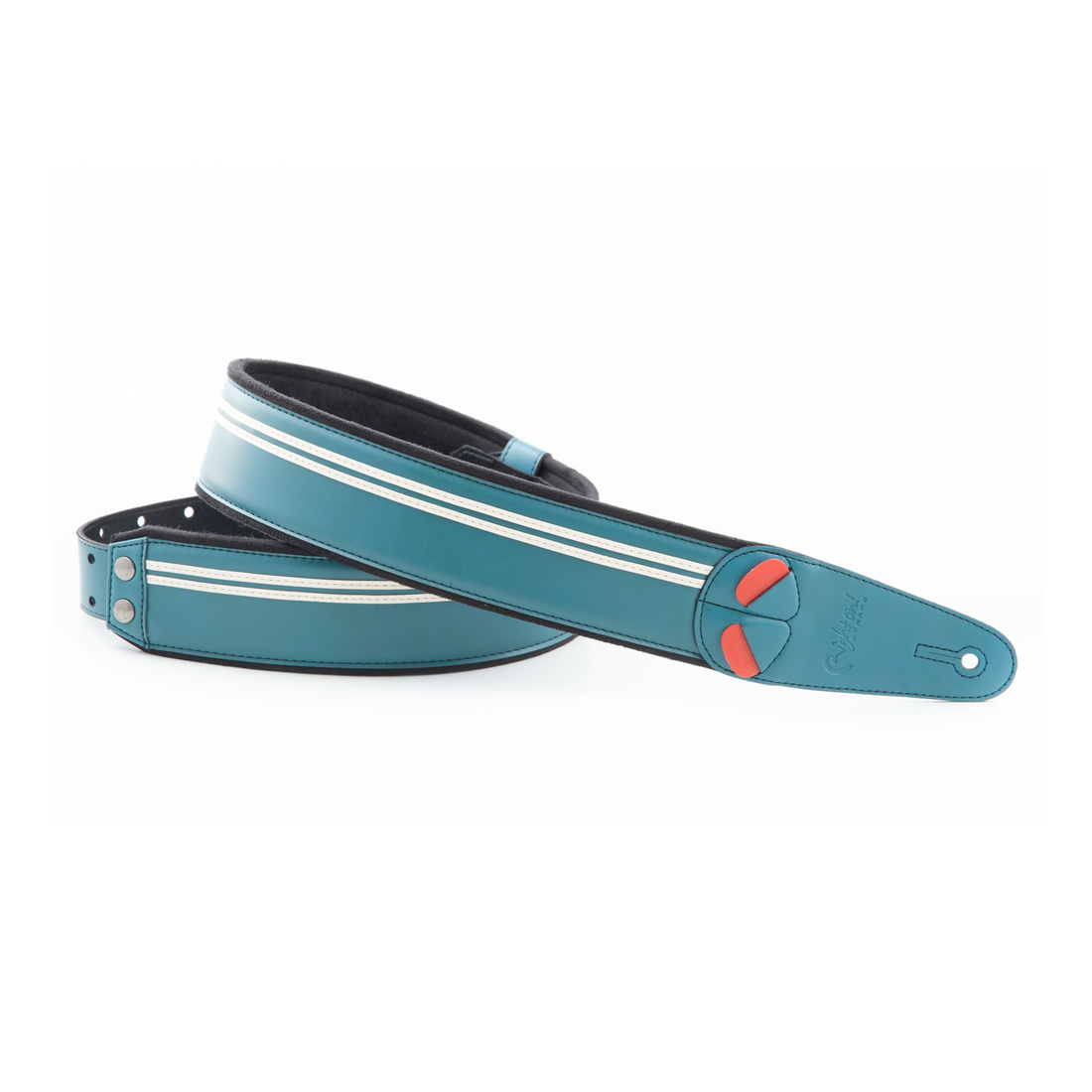 Right On Straps MOJO Race 60 Teal Guitar Strap