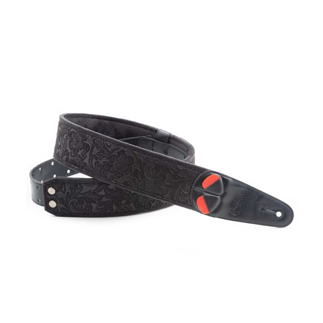 Right On Straps MOJO Sandokan 60 Black Guitar Strap