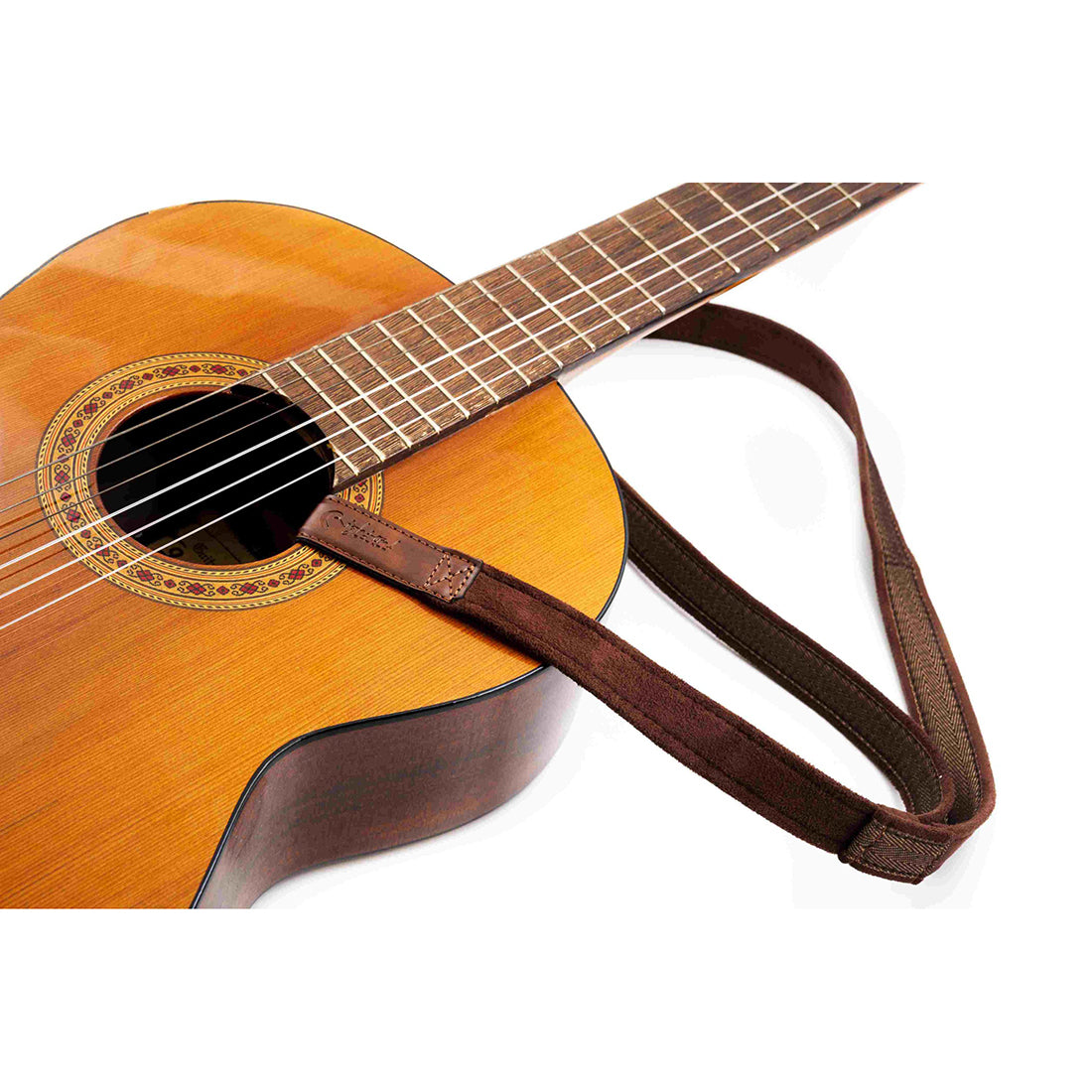 Right On Straps HOOK Classical-Hook Brown Classical Guitar Strap