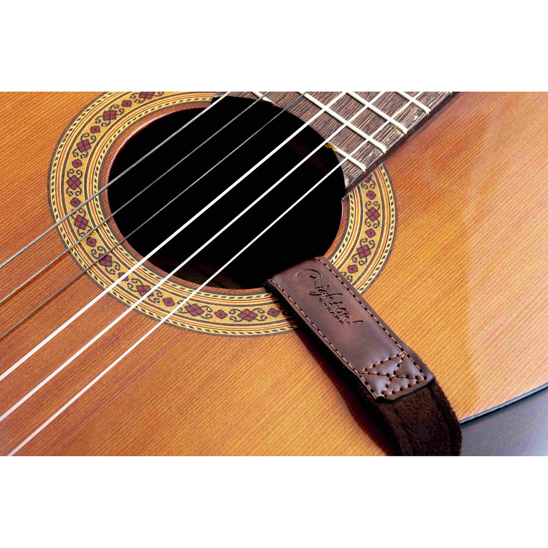 Right On Straps HOOK Classical-Hook Brown Classical Guitar Strap