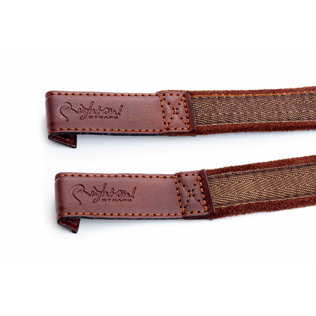 Right On Straps HOOK Classical-Dual-Hook Brown Classical Guitar Strap