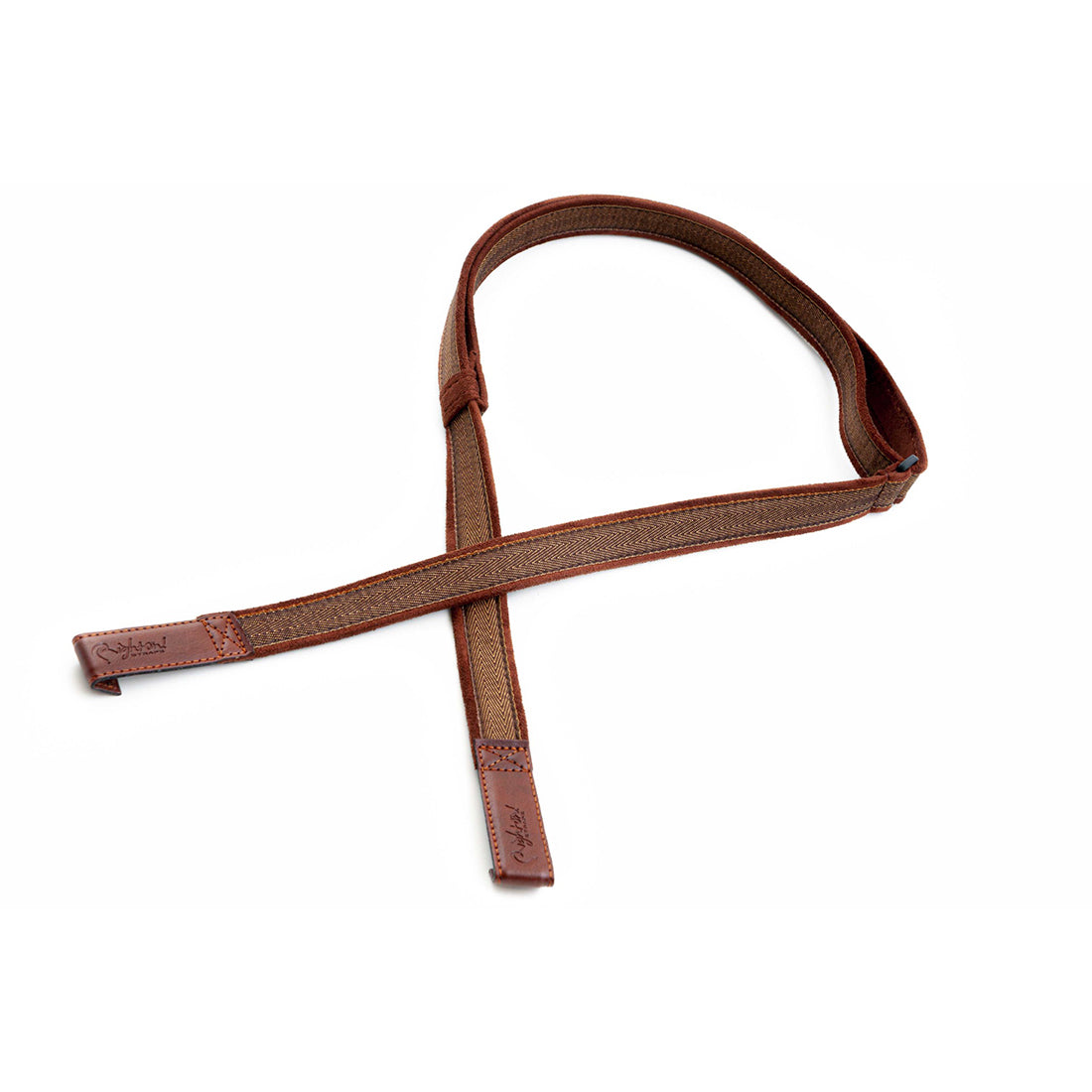 Right On Straps HOOK Classical-Dual-Hook Brown Classical Guitar Strap