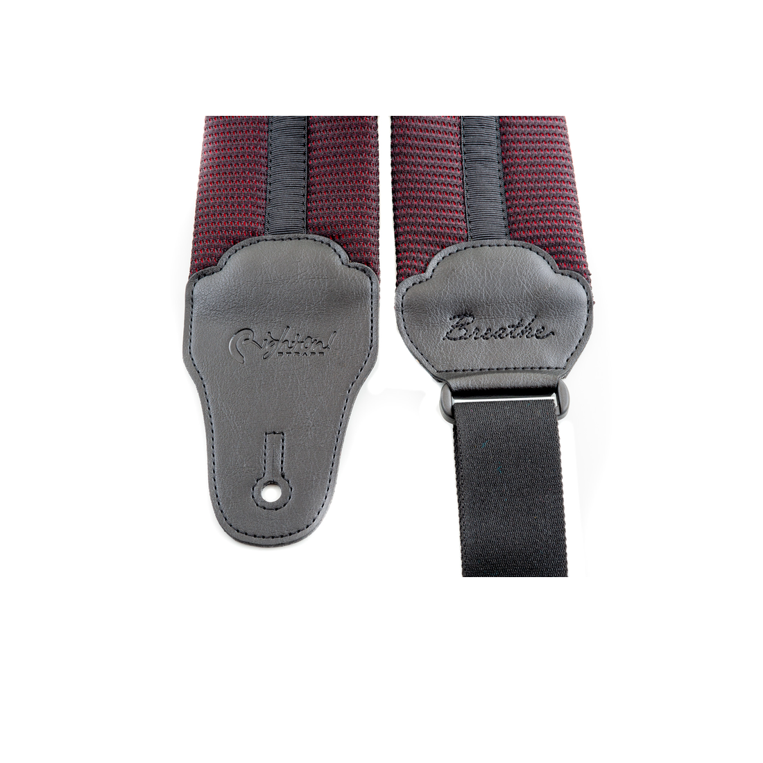 Right On Straps GROOVE Breathe 80 Red Guitar Strap