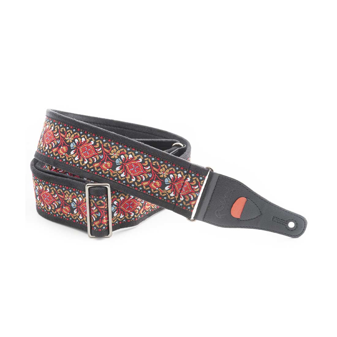 Right On Straps STANDARD PLUS Woodstock II Red Guitar Strap