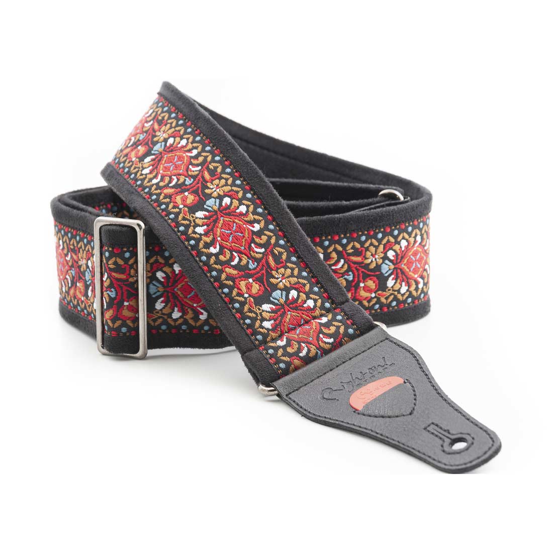 Right On Straps STANDARD PLUS Woodstock II Red Guitar Strap