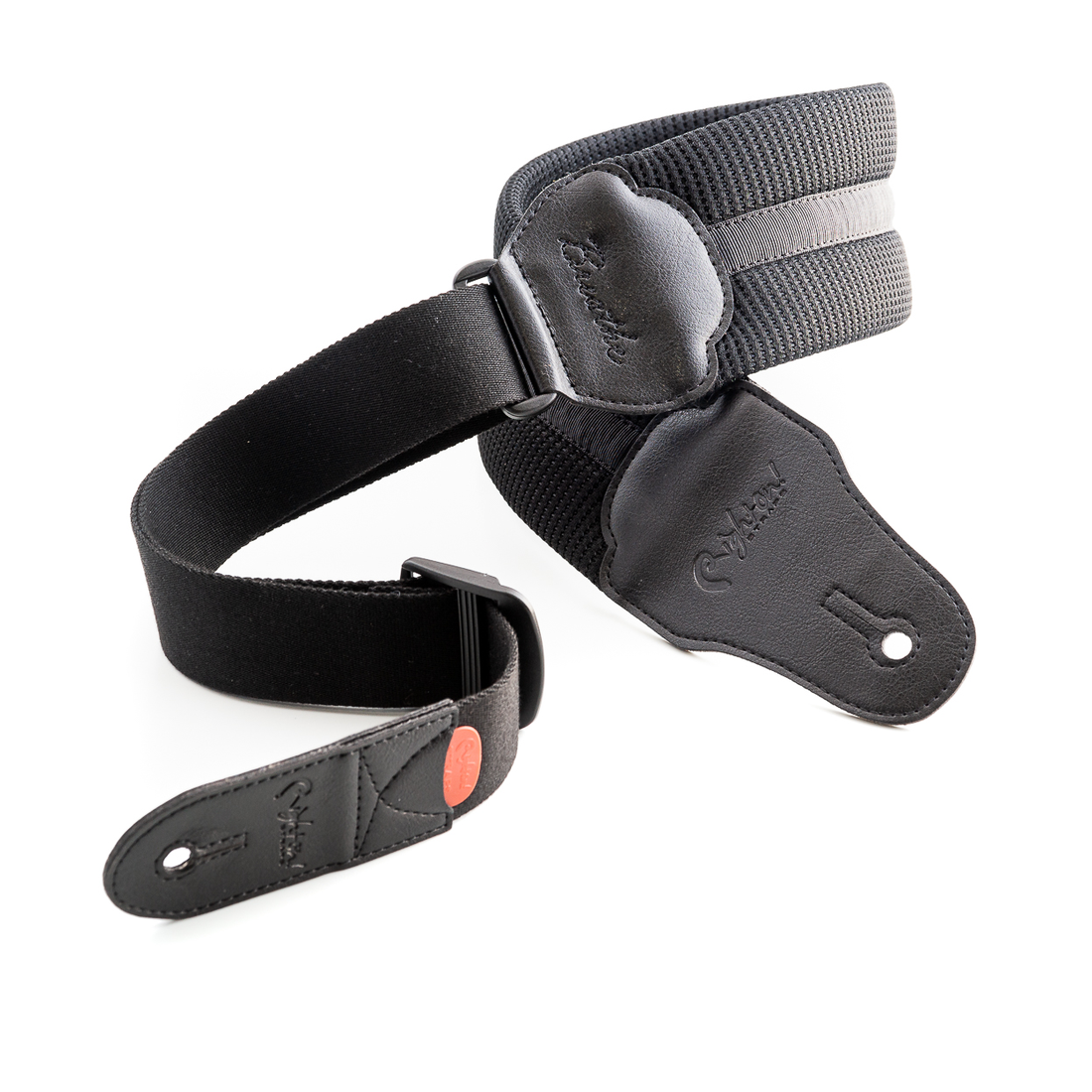 Right On Straps GROOVE Breathe 80 Black Guitar Strap