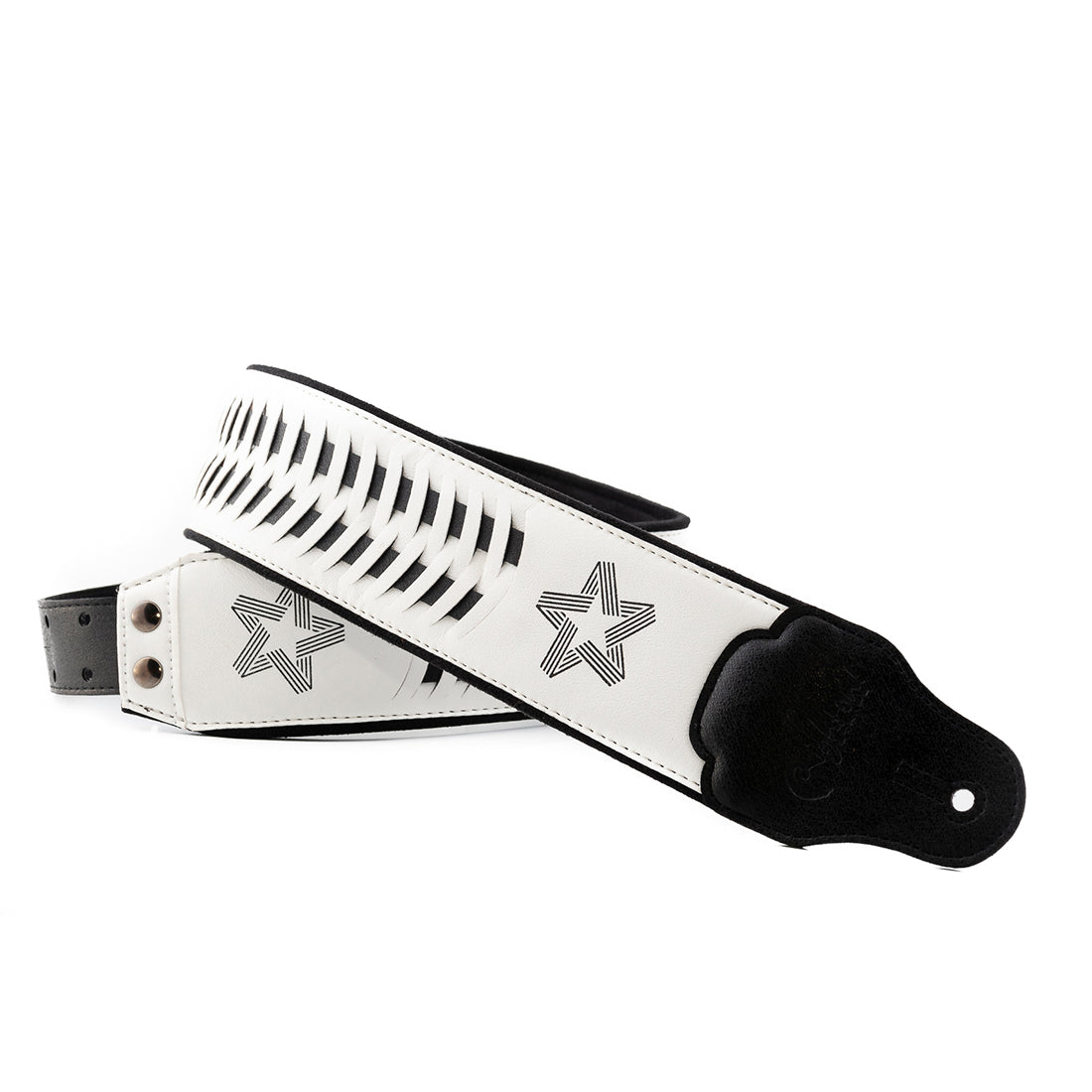 Right On Straps GROOVE Paul Turner White Guitar Strap