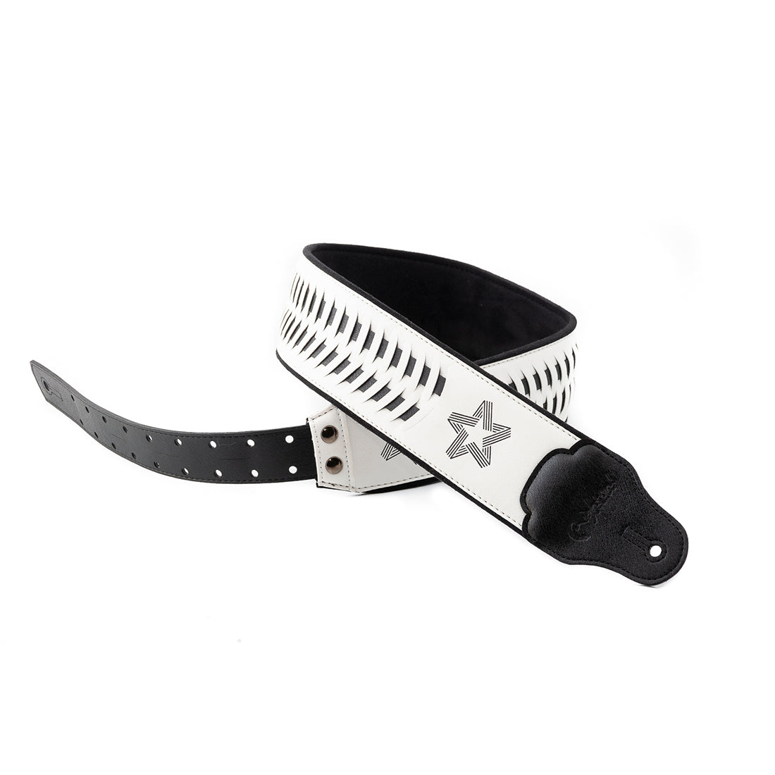 Right On Straps GROOVE Paul Turner White Guitar Strap