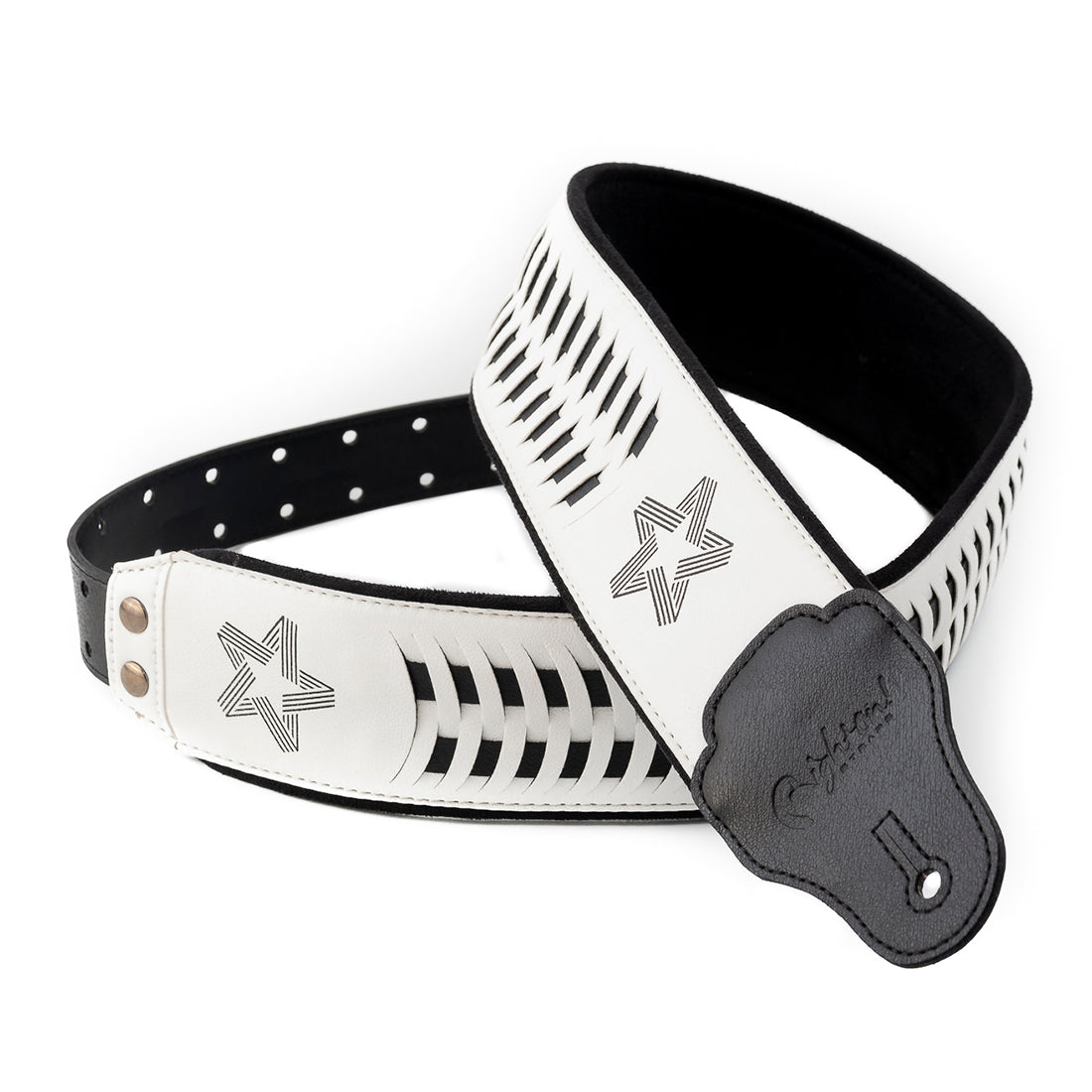 Right On Straps GROOVE Paul Turner White Guitar Strap